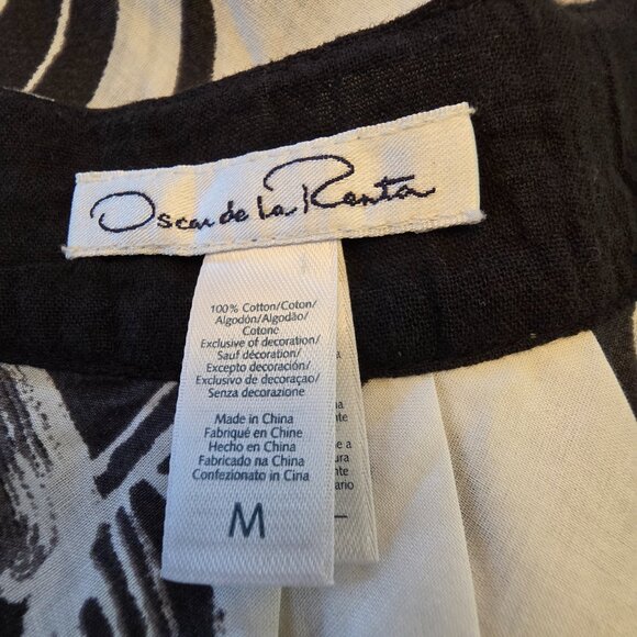 NWT Designer Day Dress - Oscar de la Renta 2010s - 100% cotton - Size M - Picture 4 of 7